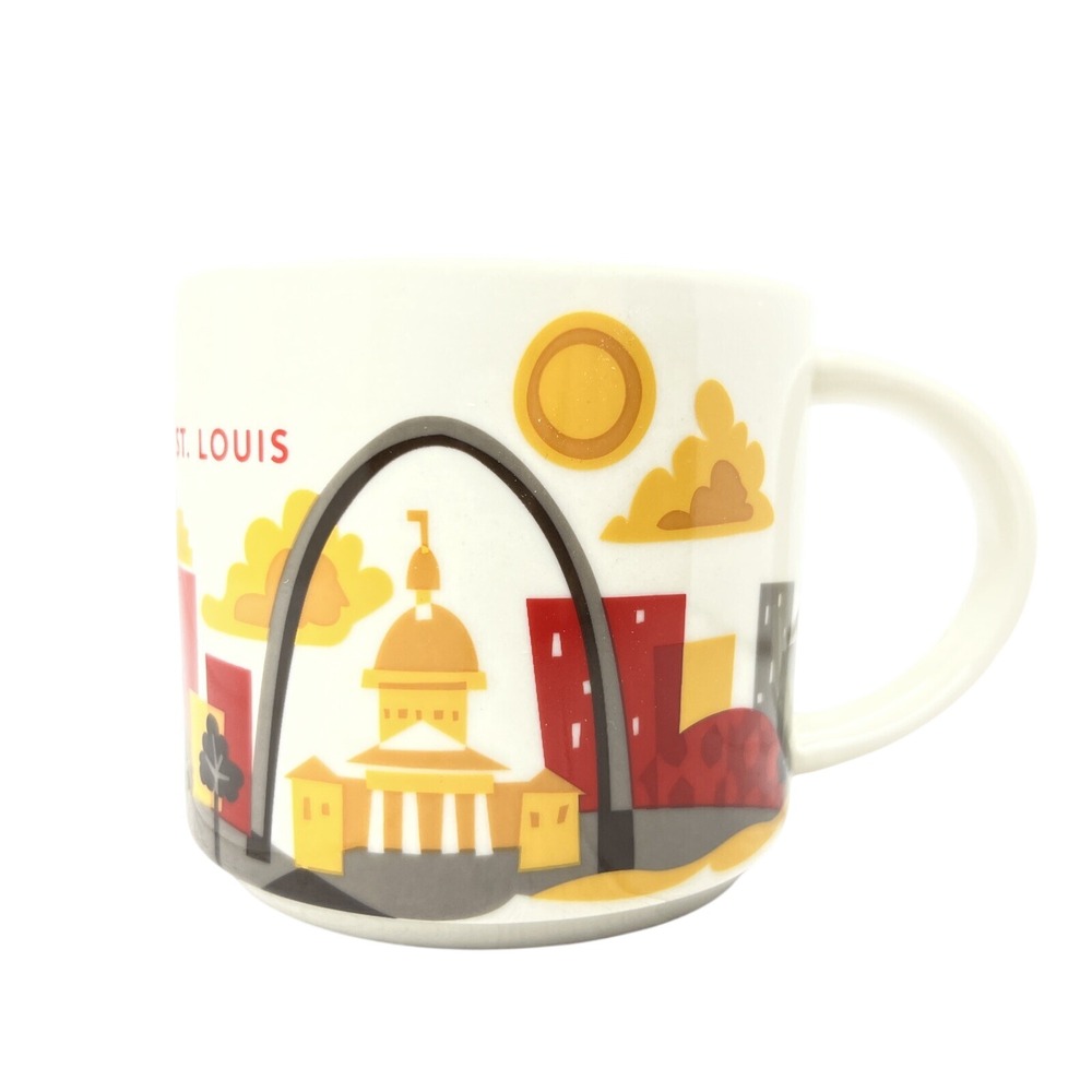 STARBUCKS St Louis Missouri 14oz Coffee Mug Cup You Are Here Series